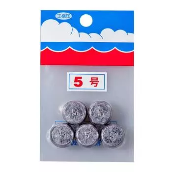 Daiichi Seiko Fishing Weight Taiko 5 23021 Silver No.
