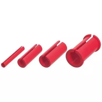 Daiichi Seiko Rod Holder Rod Holder Thin Rod Diameter Adapter Set of 3 09195 Red Total Length 55mm