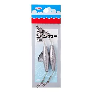 Daiichi Seiko Sinker Cushion Sinker 10 Fishing Silver (Weight) No.