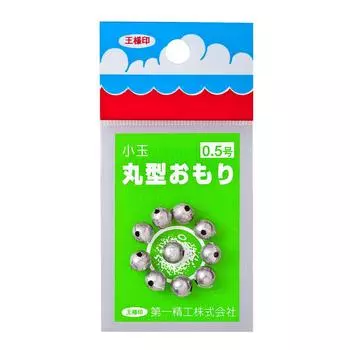 Daiichi Seiko Weight Round Weight Fishing Silver 0.5