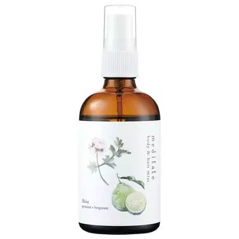 Daika meditate Body Hair Mist Shine essential geranium x bergamot & (100% oil: scent)