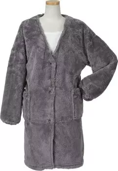 Daikai Louboa Room Cardigan Long Plain Dark Gray Ladies Free 73667 темно-серого
