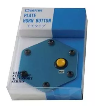 Daikei PLATE HORN BUTTON plate horn MOMO Momo type Blue Yellow (steering button) & PHB-04