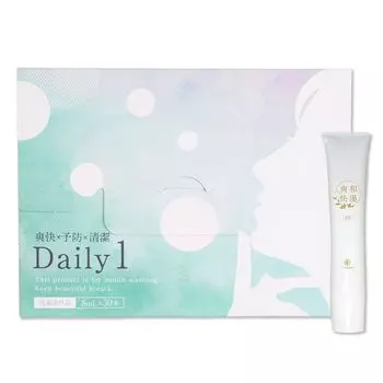 Daily1 30 пакетов японского и китайского освежающего набора для отбеливания полости рта в индивидуальной упаковке пародонтальная зубная паста от COCORO [Официальный] +