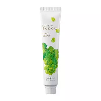 Daily Aroma Fuji Grape Hand Cream Mini Daily Aroma Japan Fuji Winery Collaboration Muscat Scent Сделано в Японии Увлажнение Уход за сухой кожей Огрубевшие руки зелёный