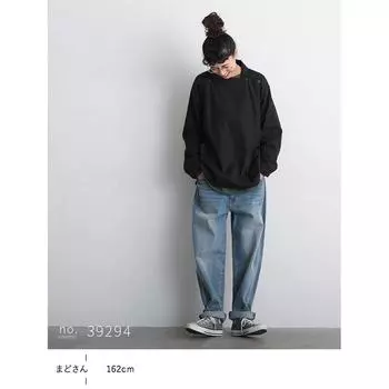 Daily Single Cotton Washed Easiest for Match Casual Boyfriend Style Denim