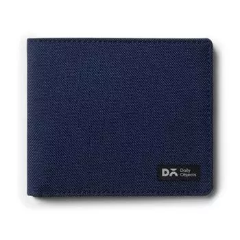 DailyObjects Синий нейлоновый тонкий классический мужской кошелек