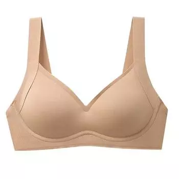 DaiNaFang сексуальные бесшовные бюстгальтеры для женщин дышащее регулируемое нижнее белье всего тела мягкое подходящее нижнее белье для девочек с глубоким вырезом S чёрный