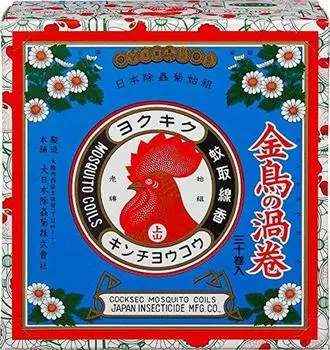 Dainippon Pyrethrum Golden Bird Swirl Mosquito Coil 30 Volumes (Paper Box)