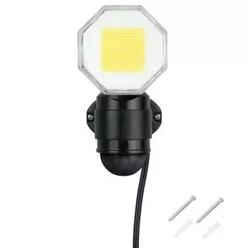 DAISHIN Датчик Света Тип Выхода Уличный Датчик Человека Светодиодный Источник Питания AC 100V Охранный Светильник Уличный Светильник Водонепроницаемый Стандартный Водонепроницаемый Датчик Человека чёрный