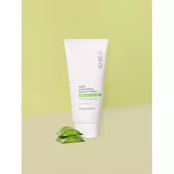 Daiso Botanical Garden Aloe Fresh Успокаивающее большое пенящееся очищающее средство