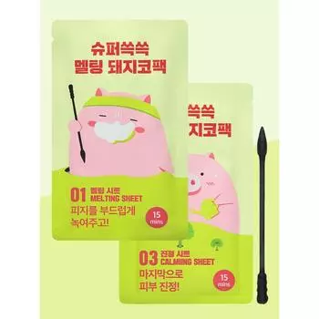 Daiso Me Factory Super Shrugged Melting Pork Nose Pack 1 доза