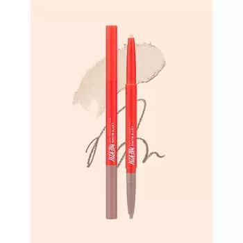 DaiSo Merge Let S Bling Двойной амулет Подкладка Белый Тканевый Перламутр