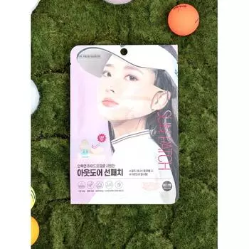 Daiso Outdoor Hydrogel Sun Patch Большой