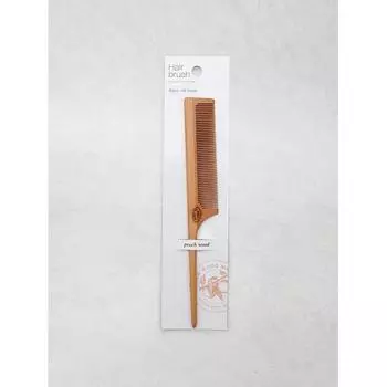 Расческа Daiso Peach Wood Tail Comb