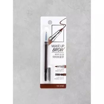 Круглые брови Daiso темно-коричневые