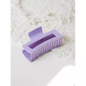 Daiso Square Mini Clip Purple
