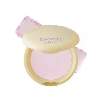 Daiso Twedit By Luna Blur Powder Pact 01 Pale Pink