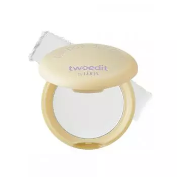 Daiso Twedit By Luna Blur Powder Pact 02 Чистый Белый