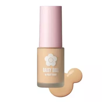 DAISY DOLL by MARY QUANT Liquid Serum Foundation 02 Ivory 28ml liquid type foundation Pore sebum adsorption Easy-spreading cover, moisturizing,