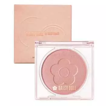 DAISY DOLL by MARY QUANT Powder Blush Bloom 02 Horoyoi Cherry 7 г Увлажняющие, плотно прилегающие румяна, которые мягко впитываются в кожу и позволяют