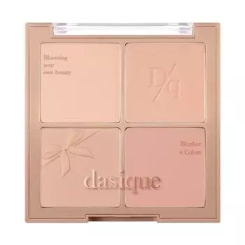 Daisyik Blending Mood Cheek Blending Mood Color Tone Палитра холодных оттенков Приглушенные Официальные румяна/Палитра румян/4 румян/Yebe/Bruve/Теплые и тона/Руки (10