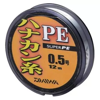 DAIWA Ayu Line PE Hanakan Нитка 12 м Желтая Нет. 0,5