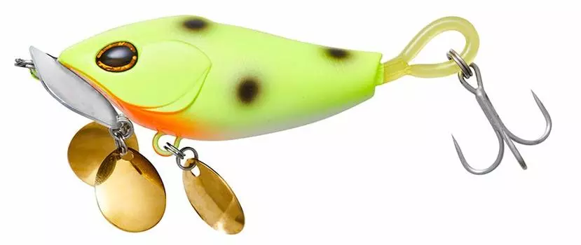 DAIWA Bass Hooking Noisy Blade Tune Yellow Spot Frog Lure