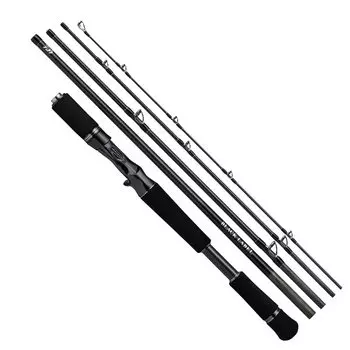 DAIWA Bass Rod Black Label Travel C66ML-5 чёрный