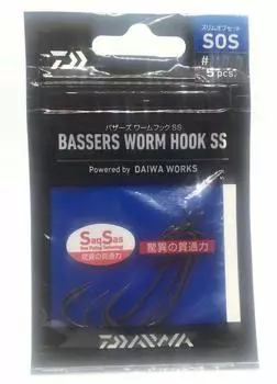DAIWA Bathers Worm Hook 838979 SS/SOS#2/0