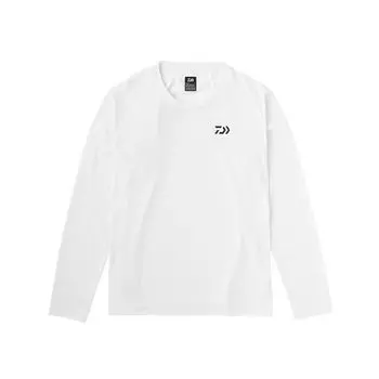 DAIWA Чистый Океан Почувствуй Длинную Белую Рыбалку Живой. Футболка DE-8223 мужская белый