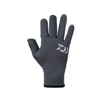 DAIWA Chloroprene Gloves 3 Cut Gunmetal L Fishing DG-7123W