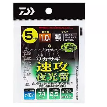 Daiwa Christia Comfortable Smelt KK Fast Attack Night Light Multi 5 Pieces (DAIWA) 1.5-0.2-0.4