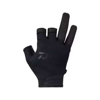 DAIWA Cold Protection Game Gloves 3 Cut DG-6523W Black M Fishing