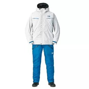 DAIWA Cold Weather Rain Wear Rain Max Extra High Loft Winter Suit Light Gray L DW-3207 Fishing