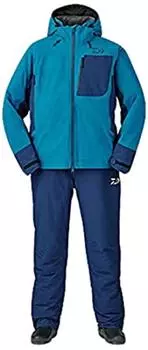 DAIWA Cold Weather Rain Wear Rain Max Hyper Winter Suit Moroccan Blue XL Fishing DW-3107