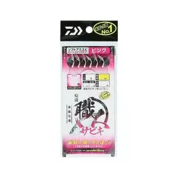 DAIWA Comfortable Craftsman Sabiki Soft Ami Shrimp Pink 6 Needles 6-1.5-3.0