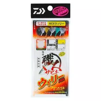DAIWA Comfortable Craftsman Sabiki Willie MIX 5 игл 5-0,8-1,5