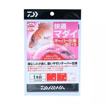 DAIWA Comfortable Red Tapered Gear 1 Hook Specification SS+S No. 9-3.5-No.7-10m