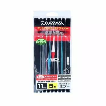Daiwa Comfortable Squid Mirror SS 11S 5 Pieces Floating Red and White