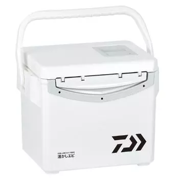 DAIWA Cooler Box Cool Line Utilized Shrimp S1000X Fishing Small 10 литров Styrofoam белый