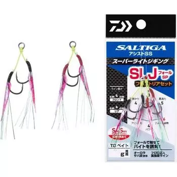 DAIWA DAIWA Assist Крючок Saltiga Assist SS SLJ Fall SP S Черный
