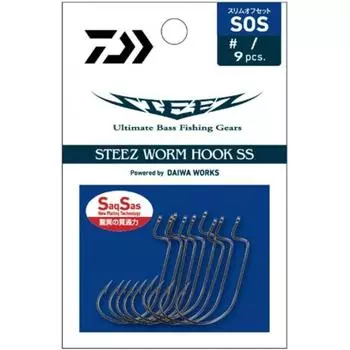 Daiwa Daiwa Bath Worm Hook Steez Steez Worm Hook Ss Various 3 Sos Slim Offset