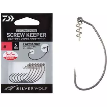 Daiwa Daiwa Chining Hook Silver Wolf Hook Ss Screw Keeper Различные 2