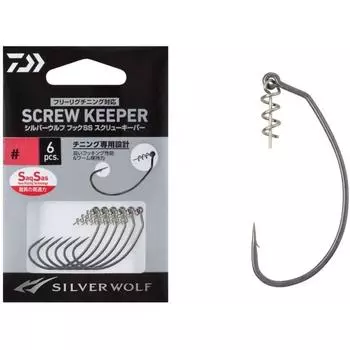Daiwa DAIWA Крючок для цепочки Silver Wolf Hook SS Держатель винта Различные 3
