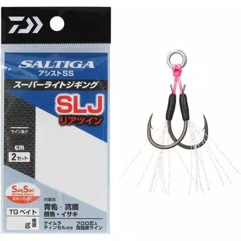 Daiwa Daiwa Super Light Jigging ASsist Hook Saltiga ASsist Ss Slj Front Twin Rear Single Rear Twin Front Rear Set Various Rear Twins Thick Shaft M