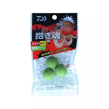DAIWA Dakimama Octopus 20 Green Seaweed Green 20mm 3 pieces
