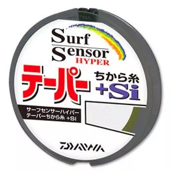 Daiwa Датчик для броска электролинии Surf Line Hyper Taper Power Line + Si 0.6-6 12м x 3 Желтый