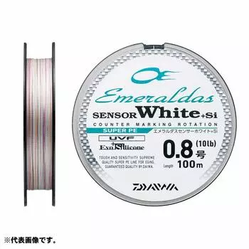 Daiwa Датчик PE Line Emerald White 150m 7lb White +Si No. 0,4 белый