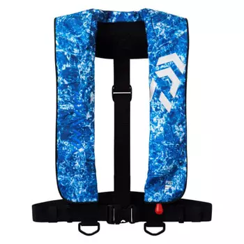 DAIWA DF-2608 Inflatable Life Jacket Ocean Camo Free